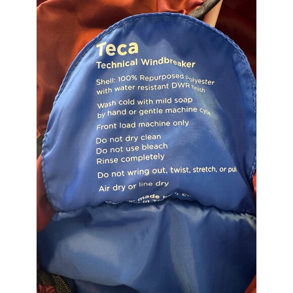 Cotopaxi Teca Technical Windbreaker Size Small Women’s 1/4 Zip Pocket Jacket NW - Picture 3 of 6